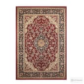 Woven Oriental Rug with Persian Floral Design