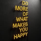 Neon Text 01 Happy