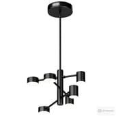 Люстра на штанге Moderli V2740-6CL Lewes 6*LED*5W