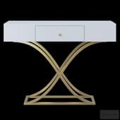 Homary White Console Table