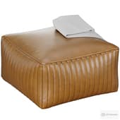 Sandstone Square Pouf