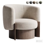 Claude Armchair by Guillaume Lopez