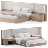 RH Byron Extended Fabric Shelter Bed