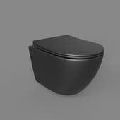 Подвесной унитаз CERAMICANOVA Uno смыв Торнадо 490x360x360 черный матовый CN11001TMB