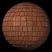 Wood Siding Shakes Cherry