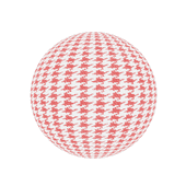 Seamless material houndstooth red