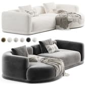 Franke Полукруглый Sofa by Mononova