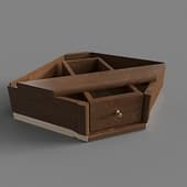 Секция-12 угловая с ящиком Прт.B-06 426х426х121Н