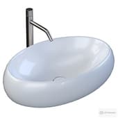 Раковина накладная Belbagno со смесителем