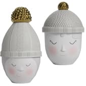 Lladró Porcelain storage boxes set 01 Collection Winter L&L