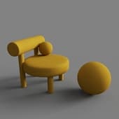 Low Chair Gropius CS1 v6