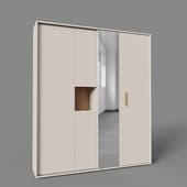 Шкаф-купе Бладвен-180-210 Latte Plywood