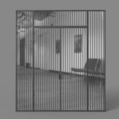 Распашная алюминиевая перегородка Minoli 13