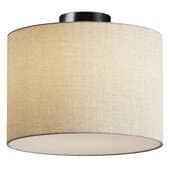 Fabric Shade Drum Flush Mount