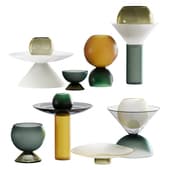 VISIONNAIRE | Decorative set Equilibri vases