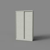 80339098 Шкаф-купе 2-дв 1350 Home U2 БИ-19 113 000, Atelier светлый