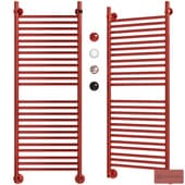 Water heated towel rail EWRIKA Medea S 120x40 red