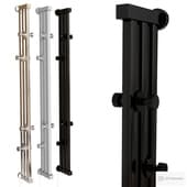 Electric towel warmer Sunerzha Horda 4 0 120x16 6 white silver and black