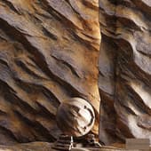 H172 | 4 Colors | Rock Cliff | PBR | 4K | Seamless | +SBSAR