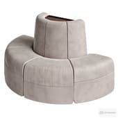 Sectional Round Modular Sofa