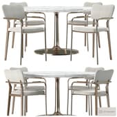 Dining set by Crate And Barrel