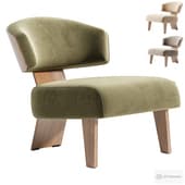 Reeves Wood Armchair BY Minotti