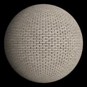 Белый кирпич Bricks Beige Dark Mortar