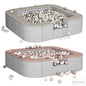 Baby ball pit \ Сухой бассейн с шариками 03