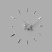 Настенные часы Puntos Suspensivos 12 хром