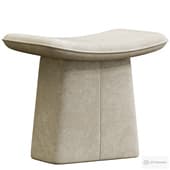 Modern Microfiber Leather Fabric Makeup Stool