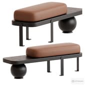 Lambswool Entryway Stool