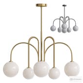 Glass Ball Light Arch Chandeliers