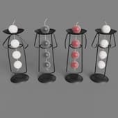 Подсвечники Человечки от Pikartlights&Pysanka