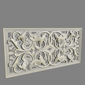 Wooden carved lattice