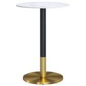 Bar Table Orbit Restaurant Round - Porcelain By Westelm
