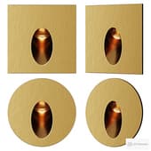 Square Round LED Light Aluminum Wall by AliExpress