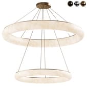Rh Rivage Lisse Two-Tiered Round Chandelier