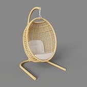 КАЧЕЛИ DYNASTY - NATURAL RATTAN MUSHROOM