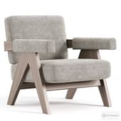 Pierre Jeanneret 053 Capitol Complex Armchair by Cassina