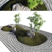 Japanese Rock (Zen) Garden 03