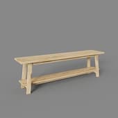 Скамья Safara из переработанного тика 150 см