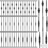 Wrought Iron Bundle No04 Fence