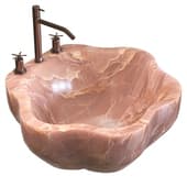 Умывальник из розового мрамора 
