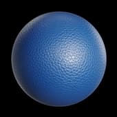 Leather Uph 1 Blue