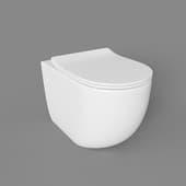 Напольный приставной унитаз Metropol Rimless CN4004