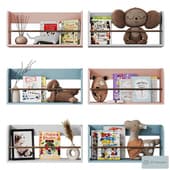 Furniture for children \ Полки в детскую 004