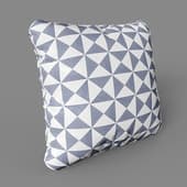 Подушка Grey Velvet Pattern (40x40)