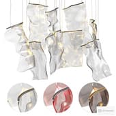 Rinkle 13 Light Rectalinear LED Pendant