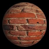 Bricks Weathered E02 100cm