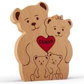 statuette of bears